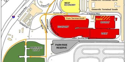 Atlanta Hartsfield flygplats parkering karta