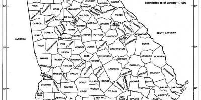 Georgia state karta