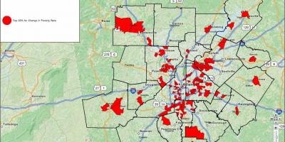 Brottslighet karta Atlanta