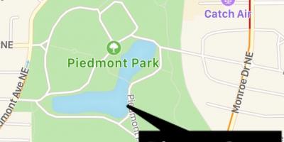 Piedmont park karta